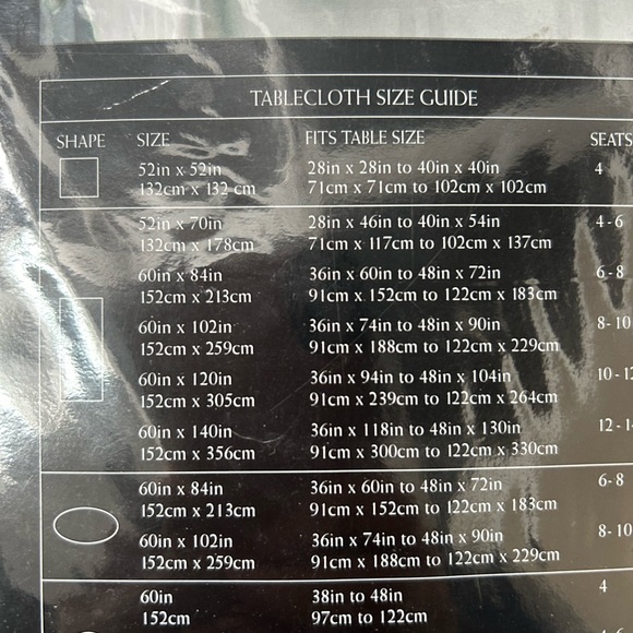 Bardwill Brown Jacquard Bead-Up Liquid Repellent Round 90" Tablecloth 6-8 NEW - Picture 13 of 14